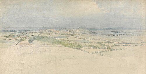 A Distant View of Edinburgh, 1809, Thomas Stothard