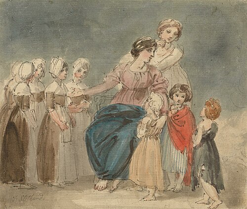 Charity Children and Little Vagabonds, , Thomas Stothard