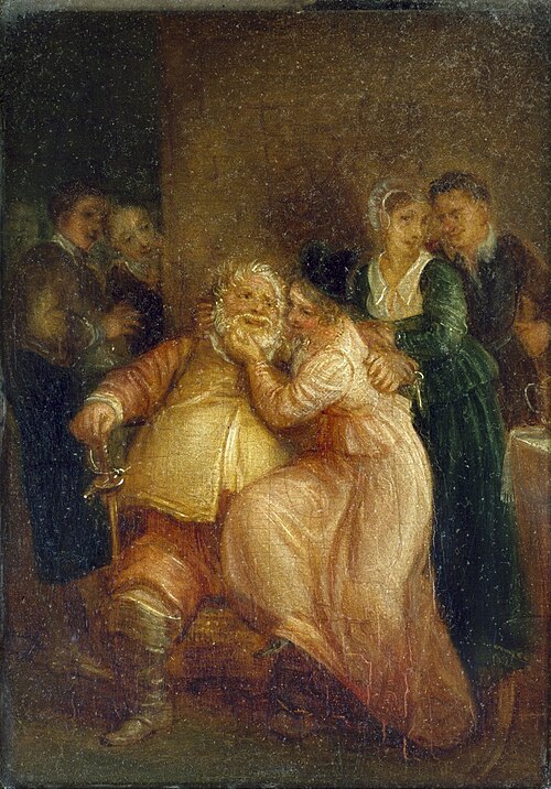Falstaff and Doll Tearsheet, , Thomas Stothard