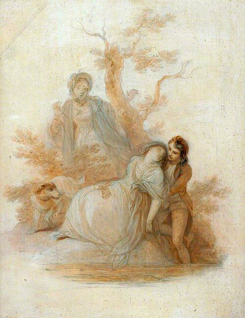The Rescue from Drowning, , Thomas Stothard