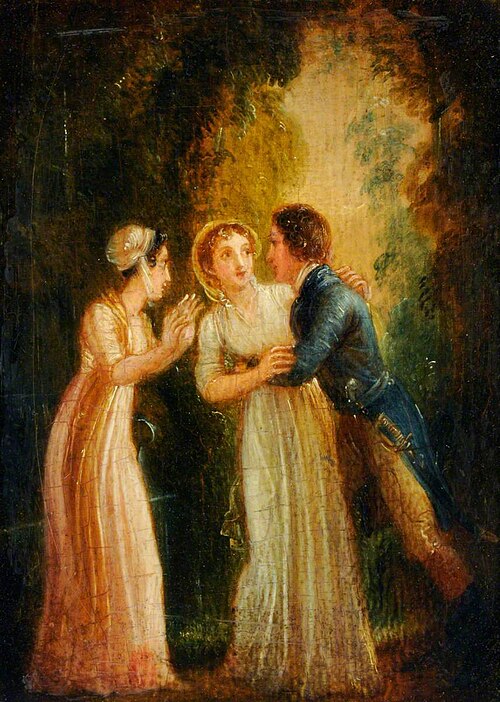 The Lovers' Meeting, , Thomas Stothard