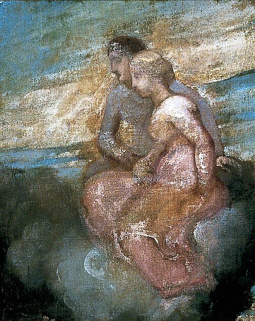 Figure Composition (Paolo and Francesca?), , Thomas Stothard