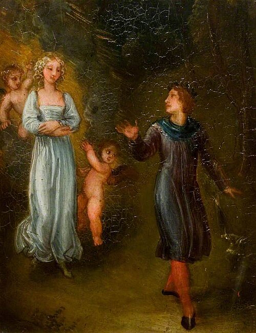 Petrarch and Laura, , Thomas Stothard