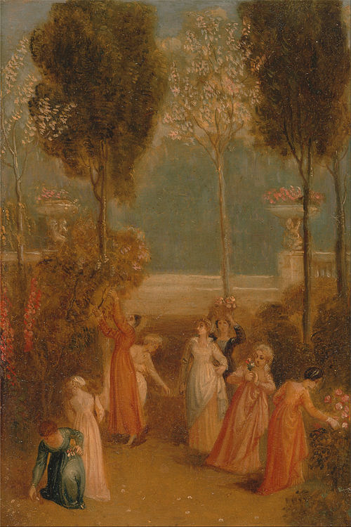 The Garden, 1820, Thomas Stothard
