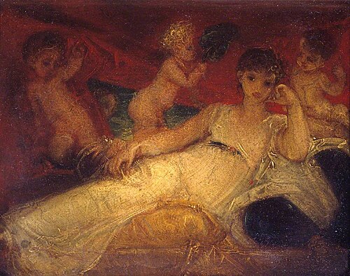Lady Reclining, , Thomas Stothard