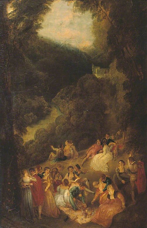 Sans Souci, 1817, Thomas Stothard