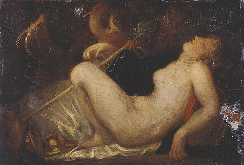 A Nymph Sleeping, , Thomas Stothard