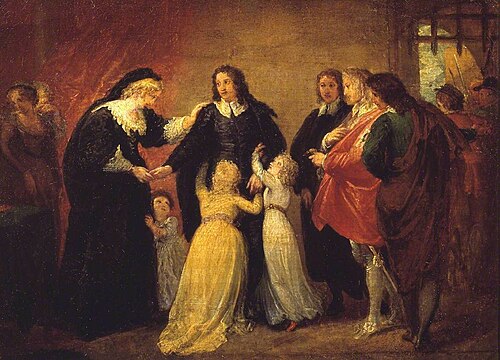 Lord William Russell Taking Leave of his Children, , Thomas Stothard