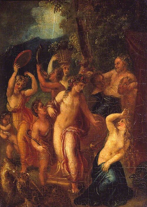 Nymphs and Satyrs, , Thomas Stothard