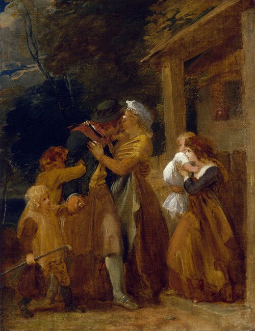 A Sailor's Return in Peace, 1798, Thomas Stothard
