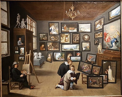 L'artiste dans son atelier, 1635, Thomas van Apshoven