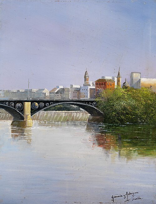 Bridge in Seville, 1925, Manuel García y Rodríguez