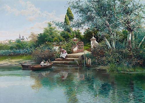 Fishing, 1907, Manuel García y Rodríguez