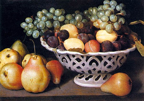 Maiolica Basket of Fruit, 1610, Fede Galizia