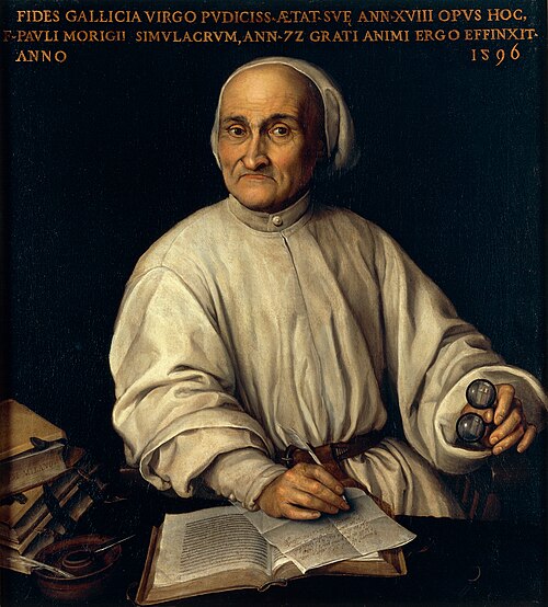 Portrait de Paolo Morigia, 1593, Fede Galizia