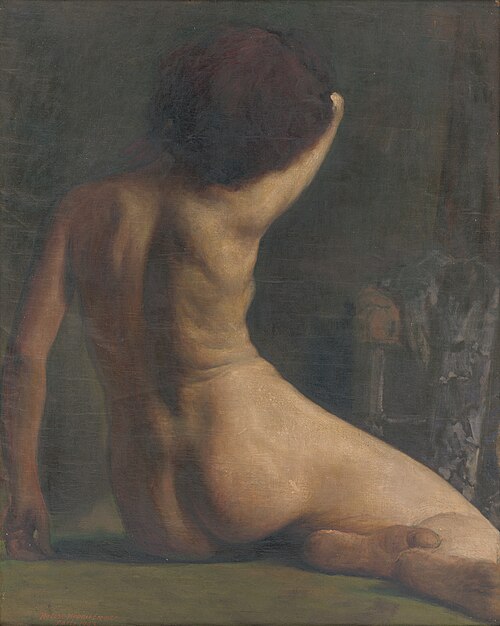 Akt, 1903, Elemír Halász-Hradil