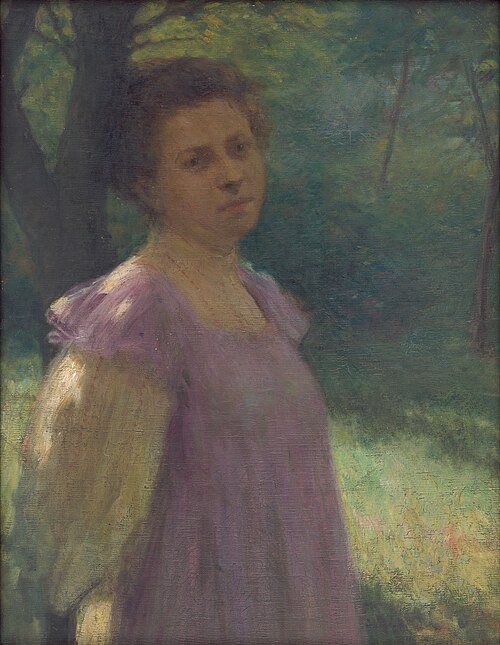 Pod stromom, 1902, Elemír Halász-Hradil