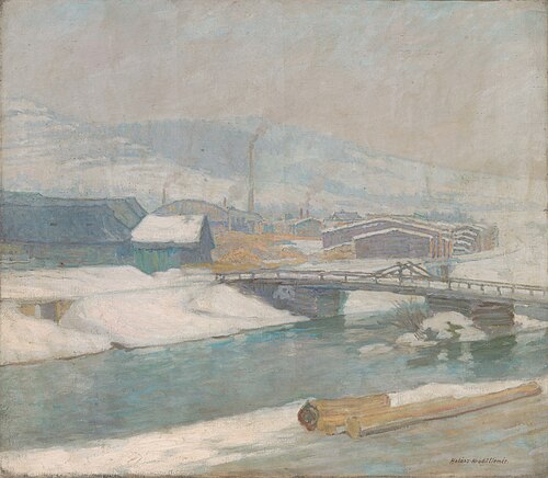 Margecanská píla, 1912, Elemír Halász-Hradil