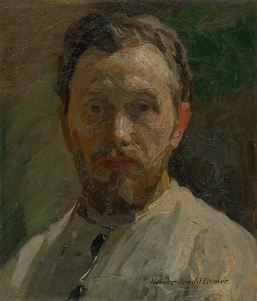 Self-Portrait, 1913, Elemír Halász-Hradil