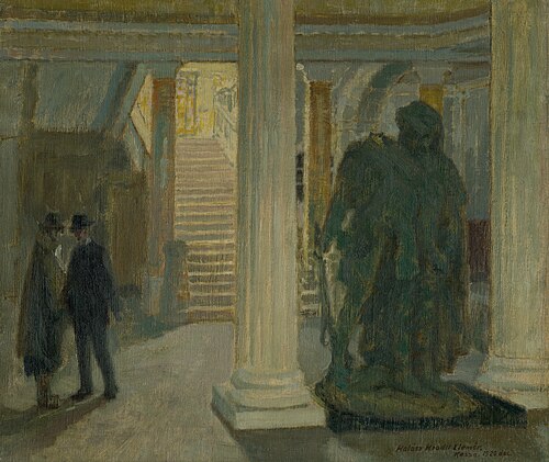 Vestibul Košického múzea, 1920, Elemír Halász-Hradil