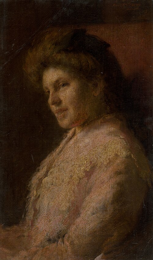 Podobizeň ženy, 1905, Elemír Halász-Hradil
