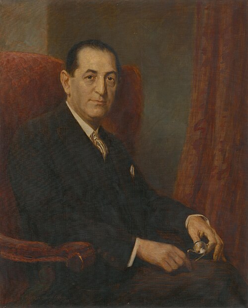 Portrét muža, 1928, Elemír Halász-Hradil