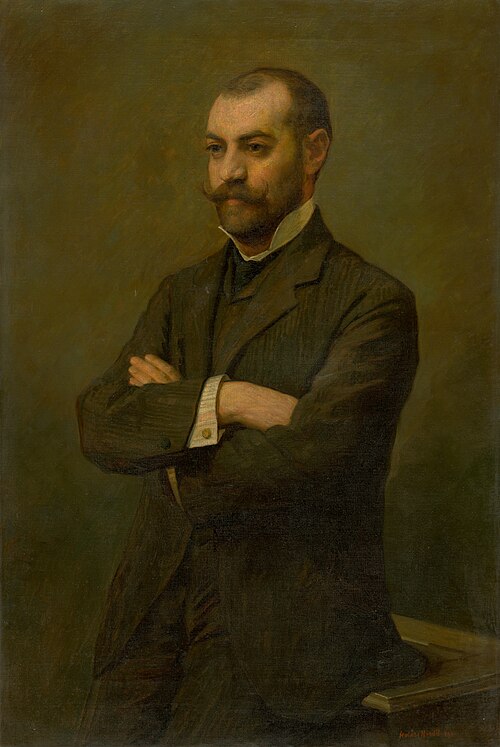 Portrét Felixa Halmiho, 1908, Elemír Halász-Hradil