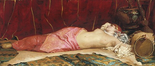 La Concubine Endormie, 1885, Théodore Ralli