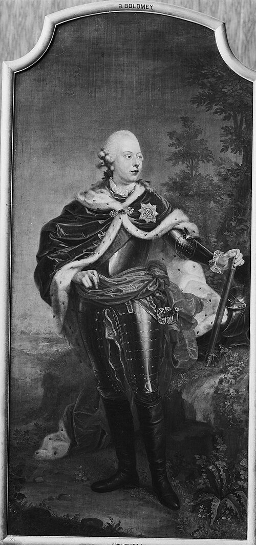 Willem V (1748-1806), Prince of Orange-Nassau, 1770, Benjamin Samuel Bolomey