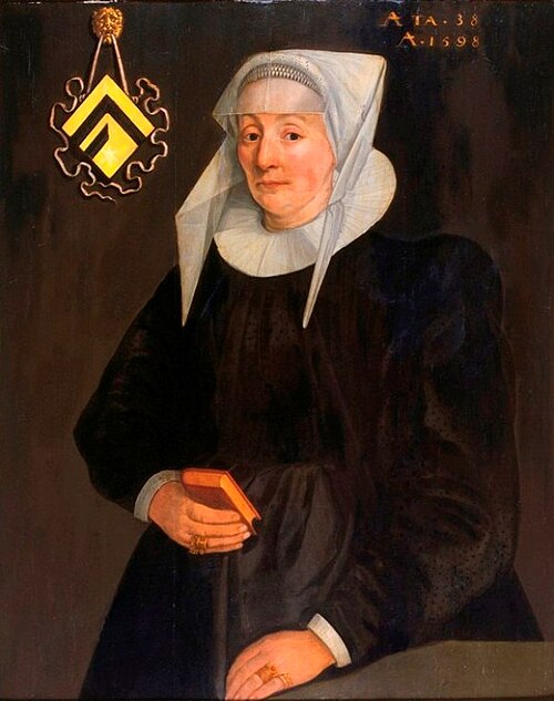 Portrait of Aletta de Veno, 1598, Hans Hansz. de Clercq
