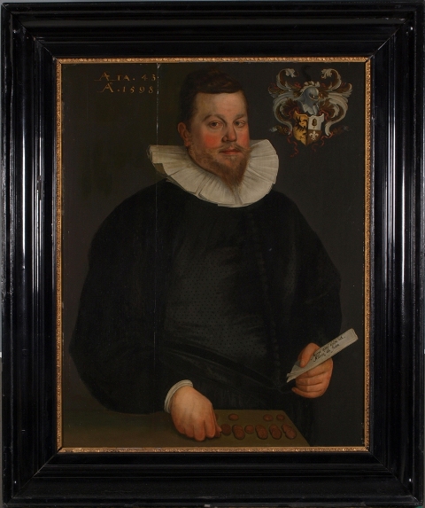 Portrait of Jan Hendrik Rhala, 1598, Hans Hansz. de Clercq
