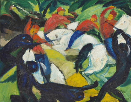 Negro and Spahi., 1917, Erik Stæhr-Nielsen