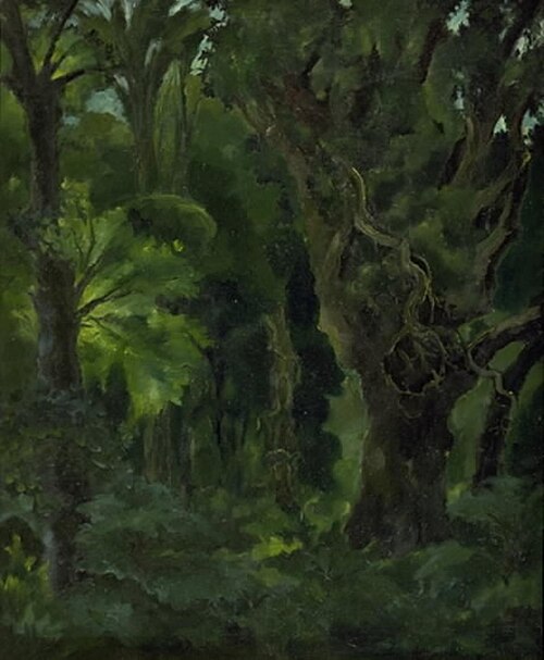 Wooded Landscape. "The Nordic Forest", 1921, Erik Stæhr-Nielsen