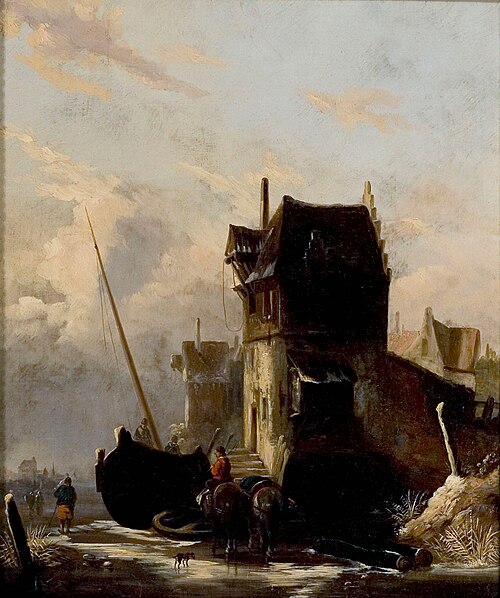 Gammal kvarn, 1841, Louis-Pierre Verwee