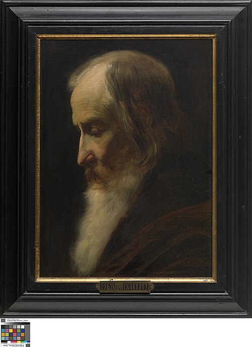 Hoofd van een man, 1817, Bruno Jean Charles van Hollebeke
