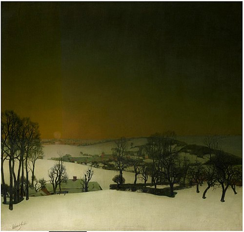 Snow in Flanders, 1928, Valerius De Saedeleer