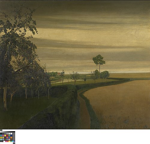 La Fin d'une journée sombre, 1907, Valerius De Saedeleer