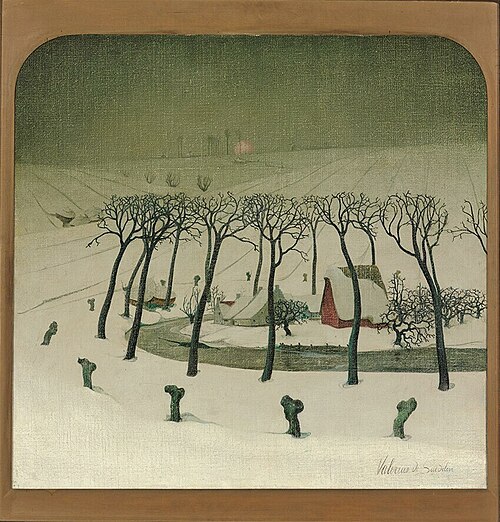 Paysage en hiver, 1916, Valerius De Saedeleer
