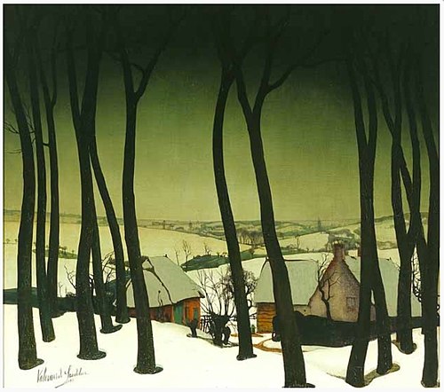 L'hiver en Flandre, 1927, Valerius De Saedeleer