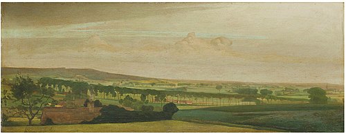 A Panorama View of Tiegem, 1910, Valerius De Saedeleer