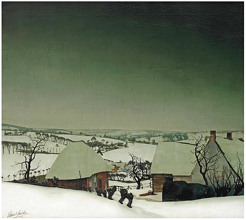 A Winter Landscape, 1927, Valerius De Saedeleer