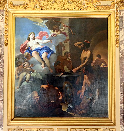 Vénus au fourneau de Vulcain, 1712, Luigi Garzi