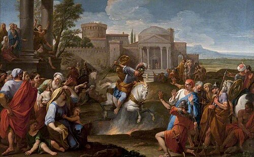 The Sacrifice of Marcus Curtius, 1717, Luigi Garzi