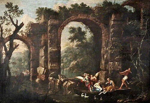 The Flight into Egypt, , Luigi Garzi