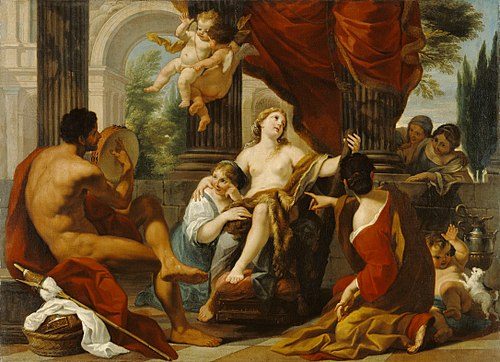 Hercules and Omphale, 1705, Luigi Garzi