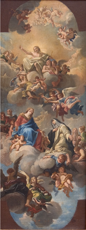 Mary Introducing St Catherine of Siena to Christ, 1687, Luigi Garzi