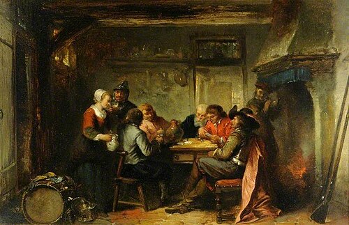 Card Players, 1878, Herman Frederik Carel ten Kate