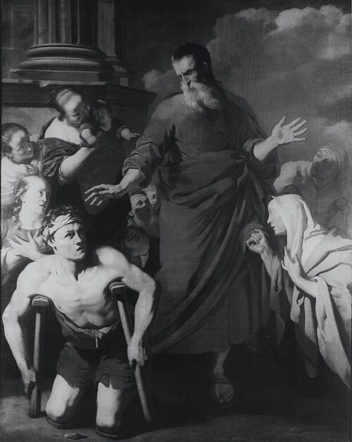 Paulus geneest de zieken te Lystra, 1681, Erick van den Weerelt