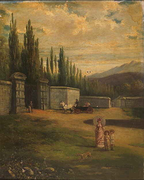 Paisaje, 1888, Ceferino Araujo