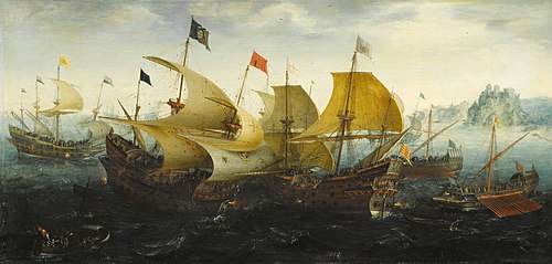 La Bataille de Cadix, 1608, Aart van Antum